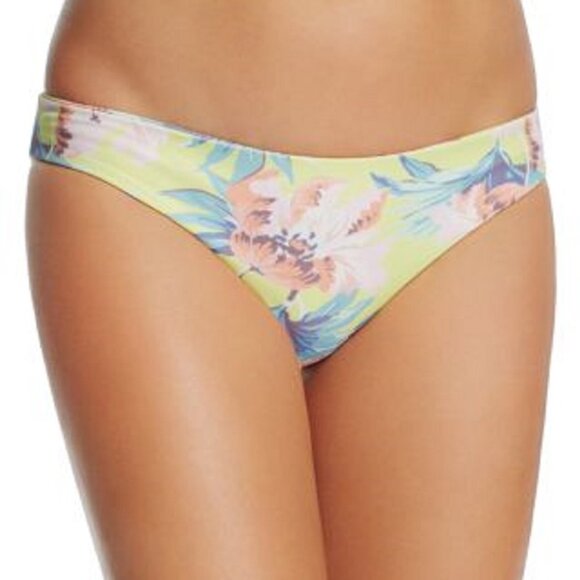 Tori Praver Cristina Bottom Floral Limoncello Yellow Small NWT - Picture 3 of 7